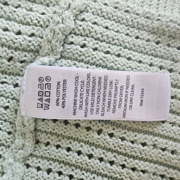 Mint Green Knit Hoodie - Picture 7 of 7